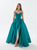 Tarik Ediz 52126 Sweetheart Neck Draped Dress