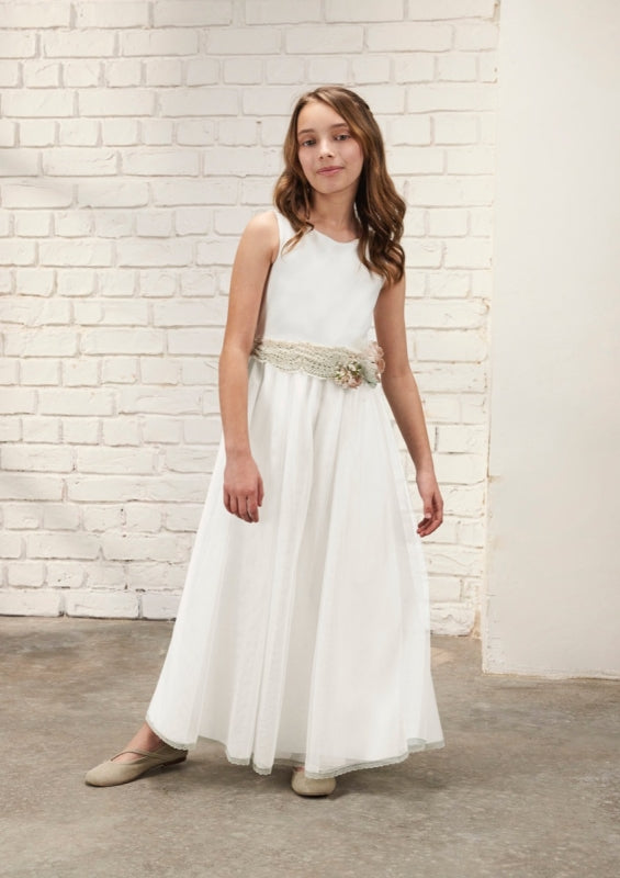 Sleeveless Tulle Communion Jumpsuit Amaya Albor  636132