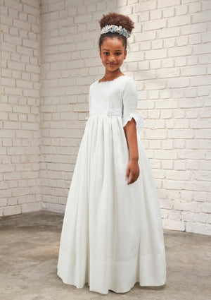 Handmade Honeycomb Spanish Communion Gown Amaya 637001 Purity