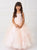 Layered Mesh Skirt Communion Gown 7018