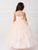 Layered Mesh Skirt Communion Gown 7018