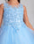 Layered Mesh Skirt Communion Gown 7018