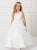 Layered Mesh Skirt Communion Gown 7018