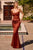 Cinderella Divine 7438 Satin Two-Piece Bridesmaid Evening Gown