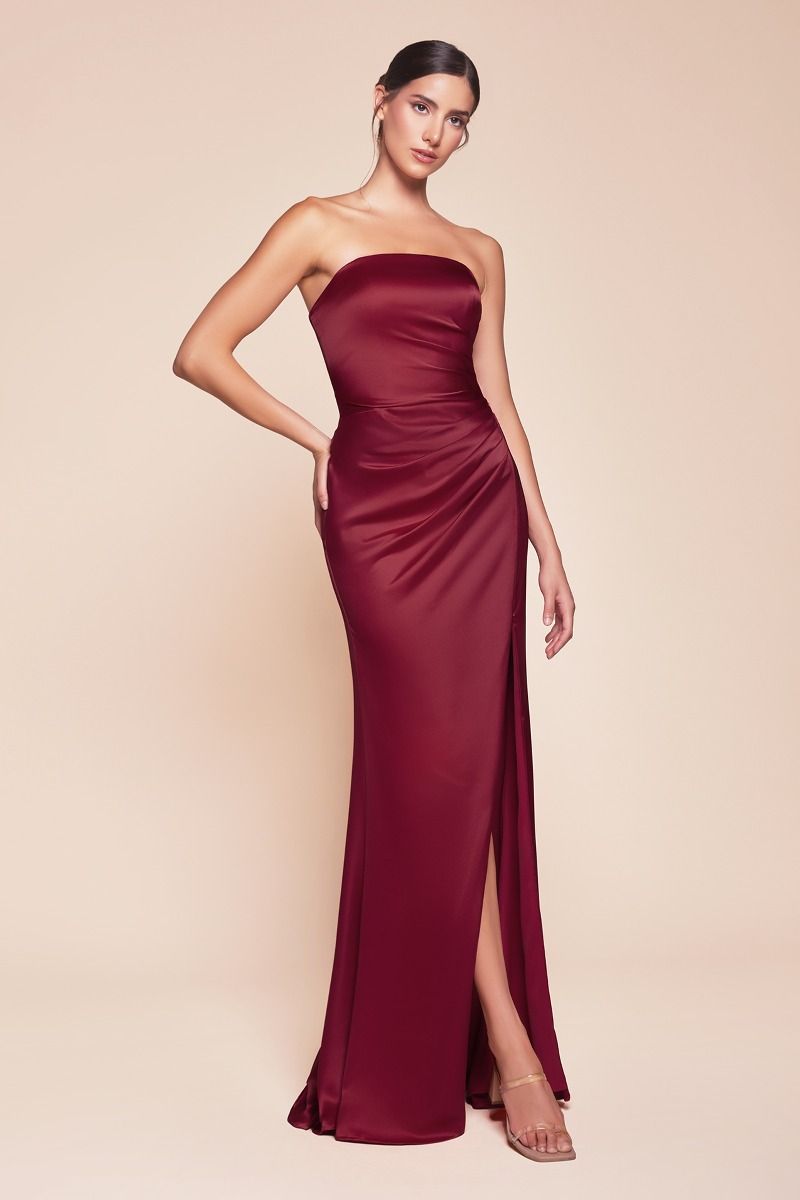 Strapless Satin Prom Dress 7451 Sparkly Gowns Strapless Satin Prom Dress 7451 Sparkly Gowns