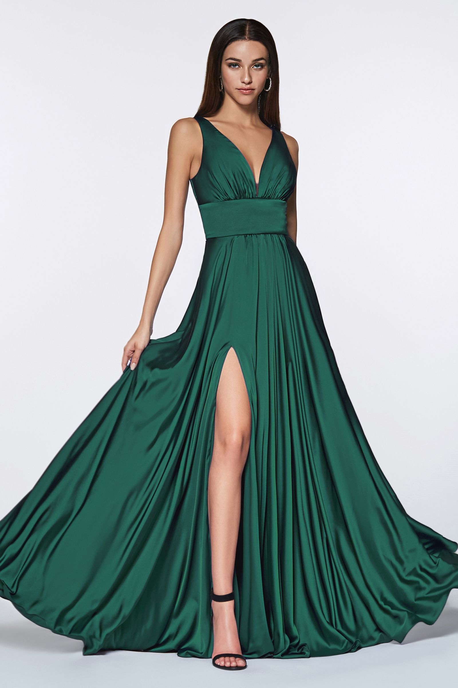 Classic Simple Soft Satin Bridesmaid Dress La Divine 7469-A Sparkly Gowns Classic Simple Soft Satin Bridesmaid Dress La Divine 7469-A Sparkly Gowns