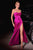 Corset Cowl Neckline Satin  Bridesmaid  Evening Dress 7483