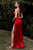 Corset Cowl Neckline Satin  Bridesmaid  Evening Dress 7483B