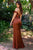 Curves Off the Shoulder Satin Bridesmaid Gown 7492C