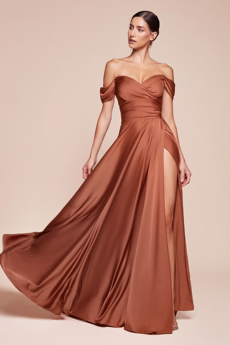 Off the Shoulder Satin Prom Dress 7493-A – Sparkly Gowns Off the Shoulder Satin Prom Dress 7493-A – Sparkly Gowns