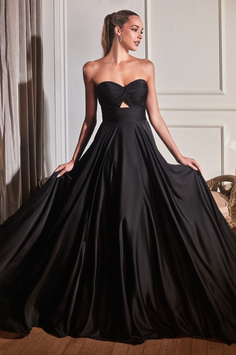 Strapless A-line Evening Gown La Divine 7496 Sparkly Gowns Strapless A-line Evening Gown La Divine 7496 Sparkly Gowns