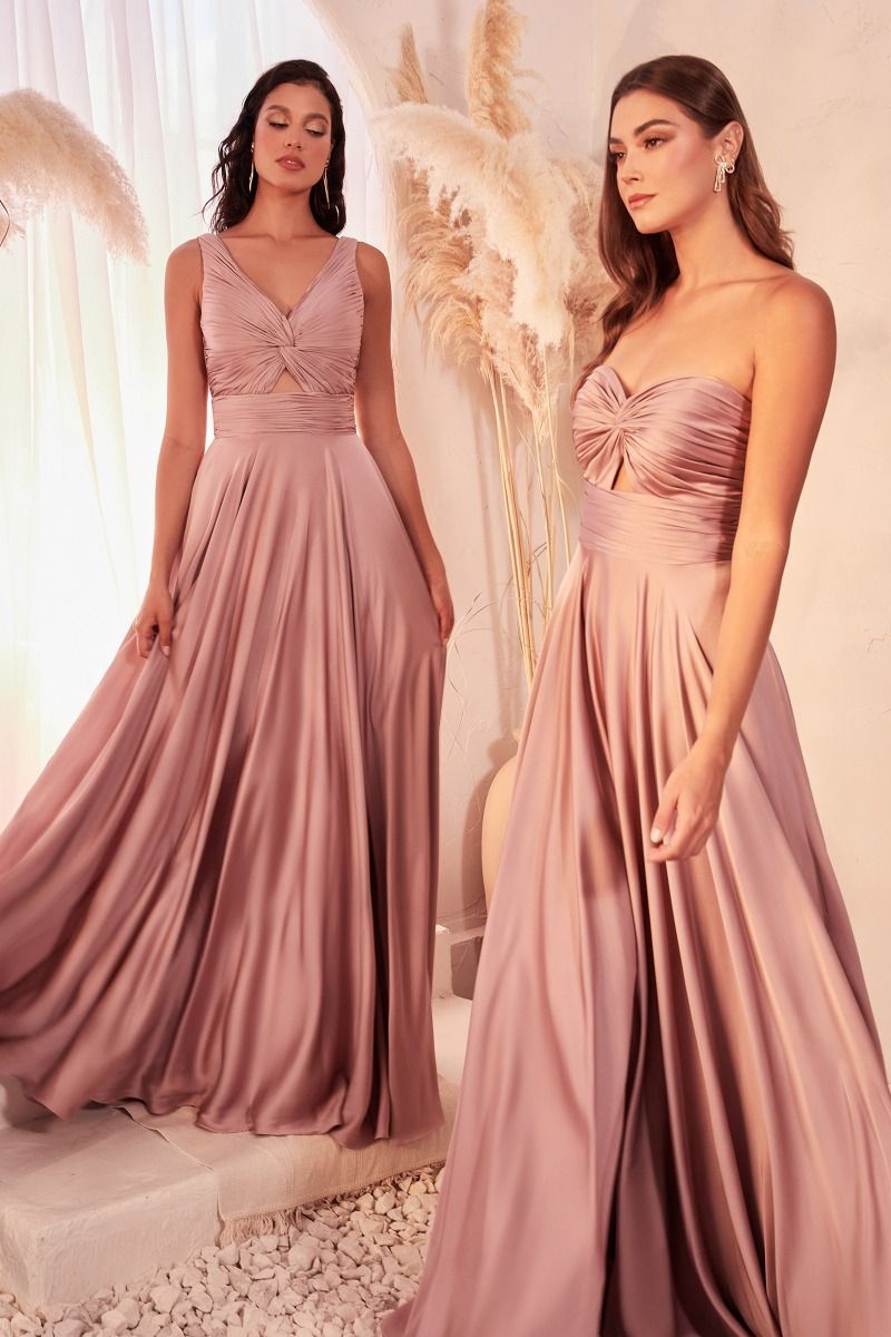 A-Line Satin Keyhole Dress 7497 Sparkly Gowns A-Line Satin Keyhole Dress 7497 Sparkly Gowns