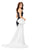 Ashley Lauren 11327 One Shoulder Fitted Cocktail with Bow