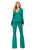 Ashley Lauren 11315 Long Sleeve Suit with Feathers