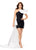 Ashley Lauren 11327 One Shoulder Fitted Cocktail with Bow
