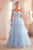 Pleated Tulle Ball Gown 9315
