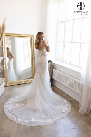 Fitted Lace  Bridal Dress Abby Lane 97201 by Lucci Lu