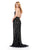 Ashley Lauren 11670 Fully Beaded Halter Dress