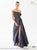 Tarik Ediz 98300 Strapless Pleated Gown