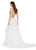 Ashley Lauren 11248 Chiffon Gown with Crystal Beaded Bustier
