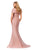 Ashley Lauren 11300 Off Shoulder Satin Evening Gown