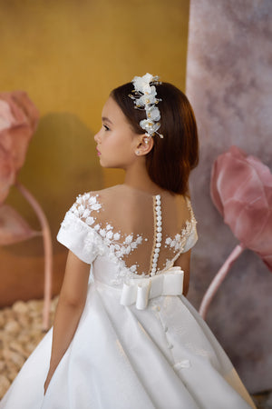 Flowers and Stones Exclusive Ivory Headband A110 Not Sold Separately