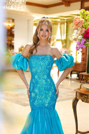 Ava Presley 39570 Off the Shoulder Mermaid Gown
