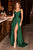 Cowl-Neckline A-line Slit Bridesmaids or Evening Gown BD104B