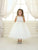 Satin Flower Bodice with Tulle Flower Girl Dress D-754