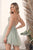 Plunging Neckline Floral Embroidered Homecoming Gown G785 by Nox Anabel