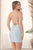 Plunging Neckline with Beaded Homecoming Gown G786 by Nox Anabel