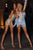 Portia & Scarlett PS24600 Strapless Sequin Embellishment Short Gown