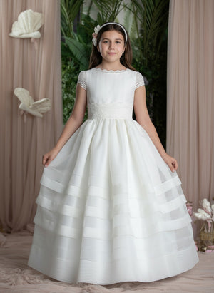 Classic Spanish Communion Gown Marla R251