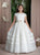 Classic Spanish Communion Gown Marla R251