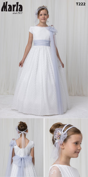 Tulle Spanish Communion Gown Marla T222