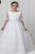 Rustic Chiffon Spanish Communion Gown Marla T245