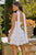 Amoris T739W Off-Shoulder Tiered Ruffle Mini Dress
