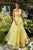 Andrea & Leo A1142 Floral Appliques Sleeveless A-Line Tulle Gown