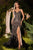 Andrea & Leo A1229 Feather Embellishment Mermaid Gown