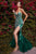 Andrea & Leo A1229 Feather Embellishment Mermaid Gown