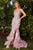 Andrea & Leo A1229 Feather Embellishment Mermaid Gown