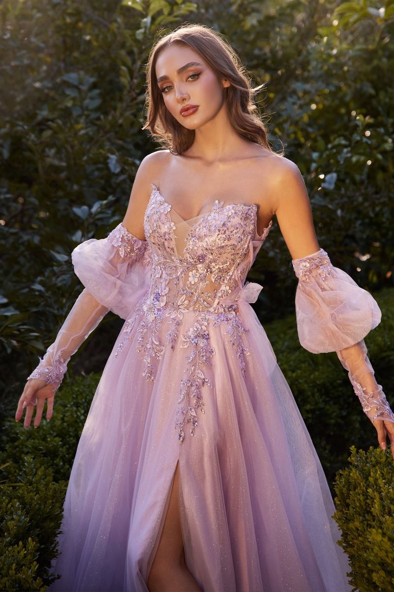 Andrea & Leo A1303 Strapless Layered Tulle Gown 4 / HazeBlue (Lightblue) Andrea & Leo A1303 Strapless Layered Tulle Gown 4 / HazeBlue (Lightblue)