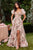 Andrea & Leo A1336 Floral Printed Ruffle Gown