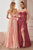 Andrea & Leo A1341 Strapless Chiffon A-Line Dress