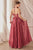 Andrea & Leo A1341 Strapless Chiffon A-Line Dress