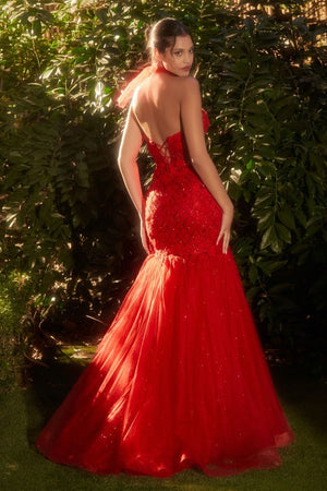 Andrea & Leo A1345 Tulle Mermaid Gown