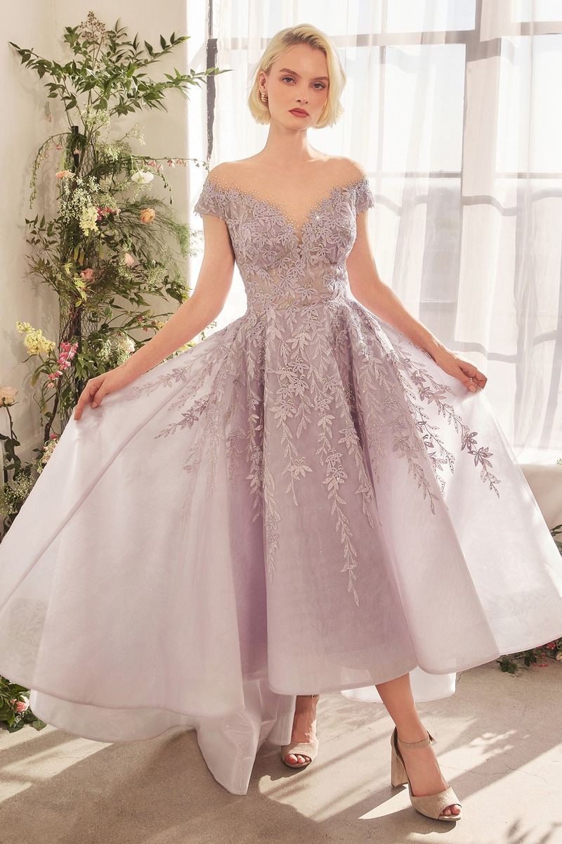 Andrea and Leo A1454 Long Prom Dress Lavender / 2 Andrea and Leo A1454 Long Prom Dress Lavender / 2