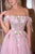 Andrea & Leo Couture A1479 Floral Off-the-Shoulder Gown
