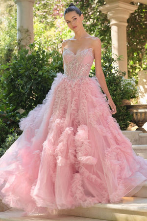 Andrea & Leo Couture A1483 Layered Ball Gown