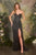 Andrea & Leo Couture A1494 Sparkly Strapless Evening Dress
